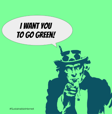 Uncle Sam wants you to be green